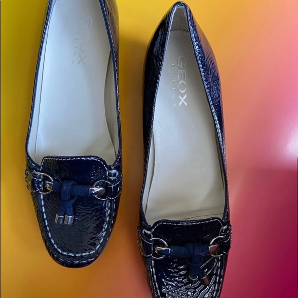GEOX Navy Blue Loafers NWOT - Size 39.5 (8.5) - Picture 4 of 10
